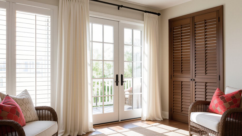 patio door window treatments