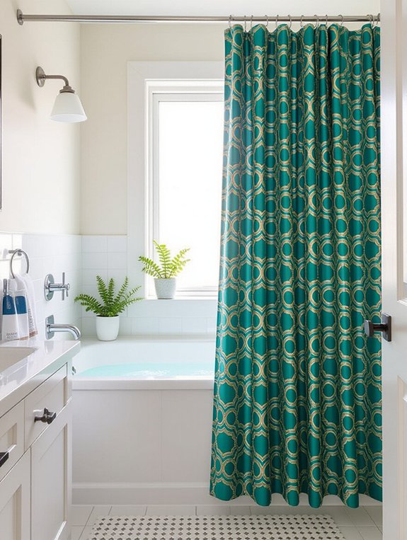 patterned shower curtain ideas