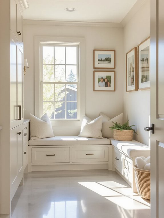 personalize mudroom with photos