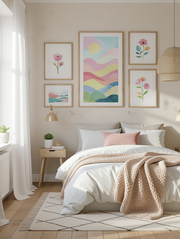 personalized art wall display