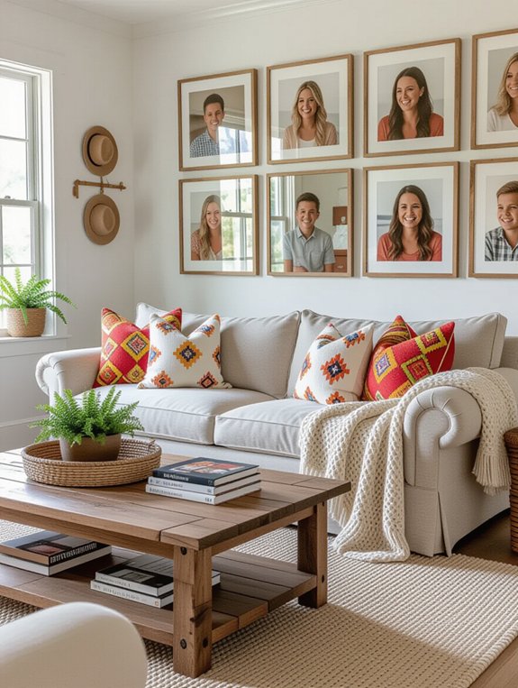 personalized family photo decor