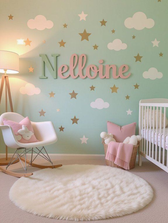 personalized nursery name decor