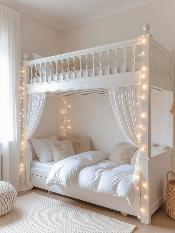 playful elevated sleeping space