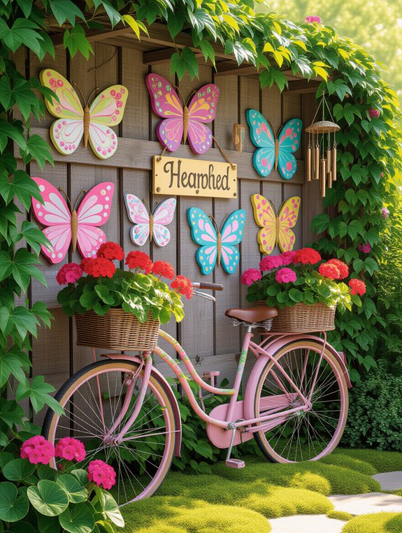 playful garden sign decorations