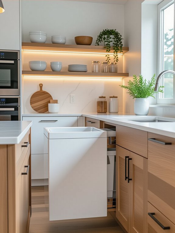 pull out trash bin solutions