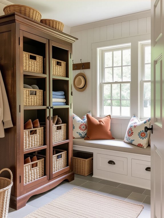 repurpose furniture for storage