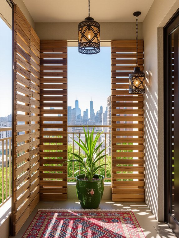 repurposed pallets for shading