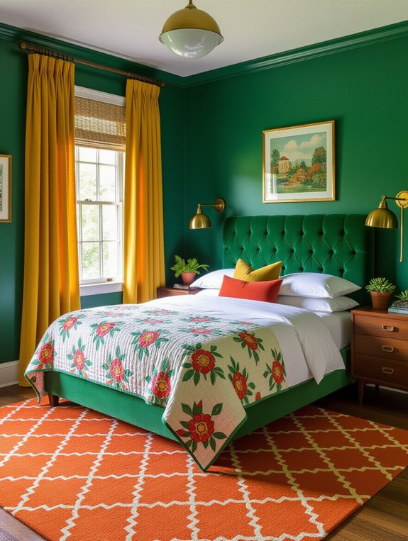 retro color palette charm