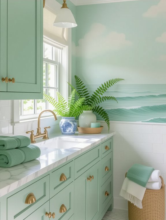 revitalizing coastal bathroom decor