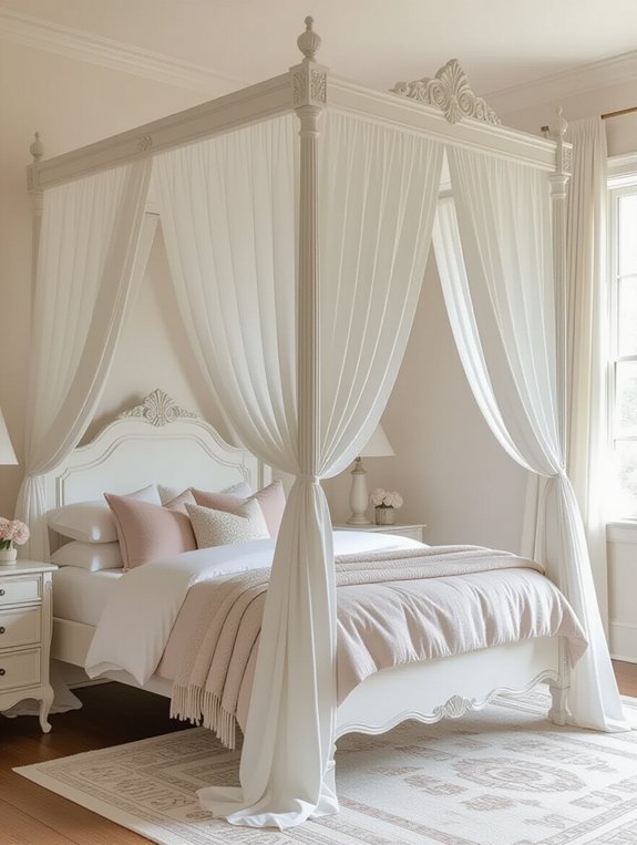 romantic vintage canopy elegance