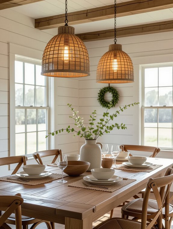 rustic charm dining fixtures