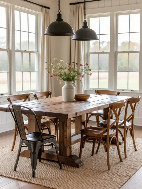 rustic elegance with metal