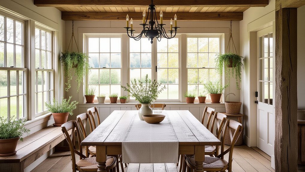 rustic farmhouse dining inspiration