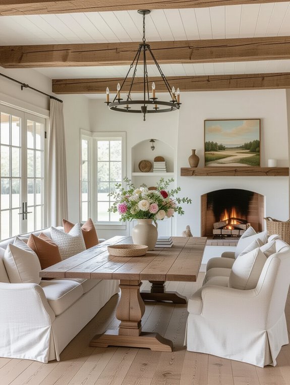 rustic farmhouse warm atmosphere