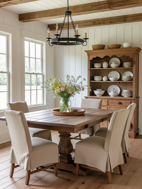 rustic mixed material design