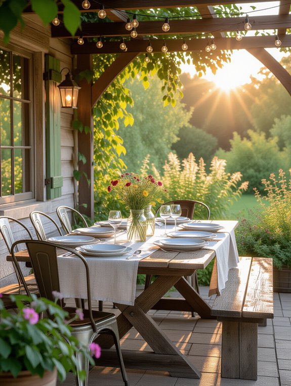 rustic warmth and charm