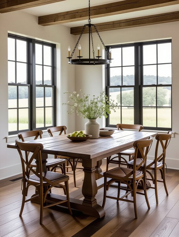 rustic warmth and elegance