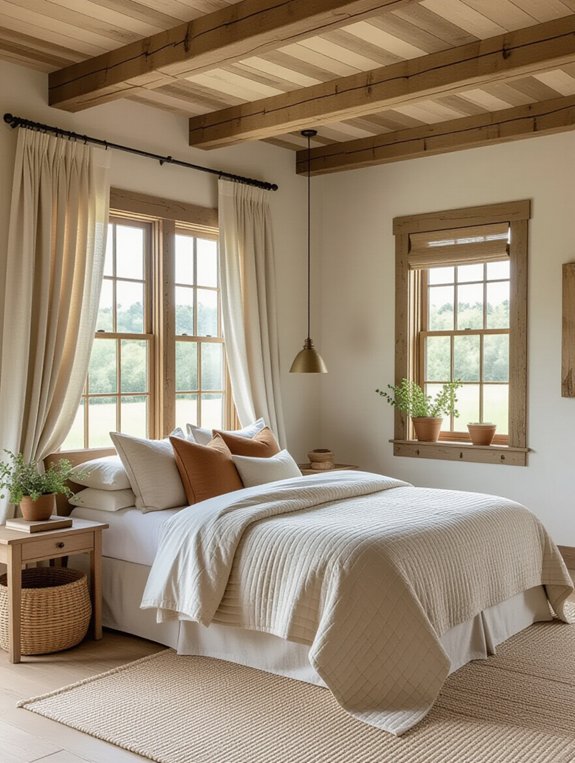rustic window treatment options