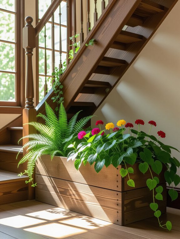 rustic wooden planter ideas