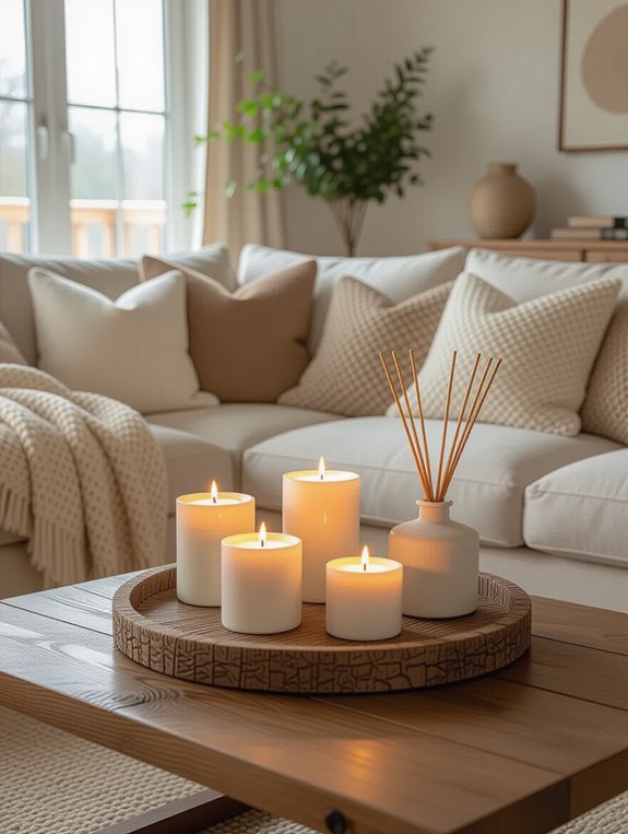 scented ambiance enhances decor