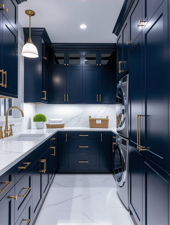 seamless navy laundry design