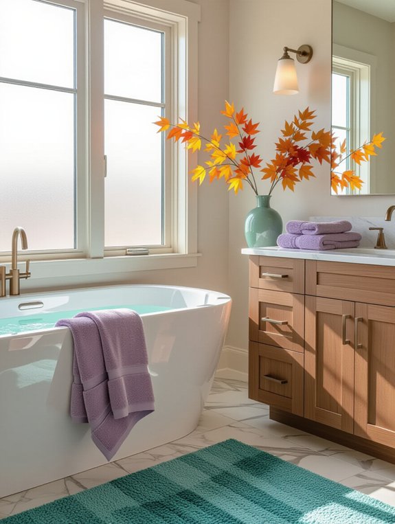 seasonal bathroom color changes