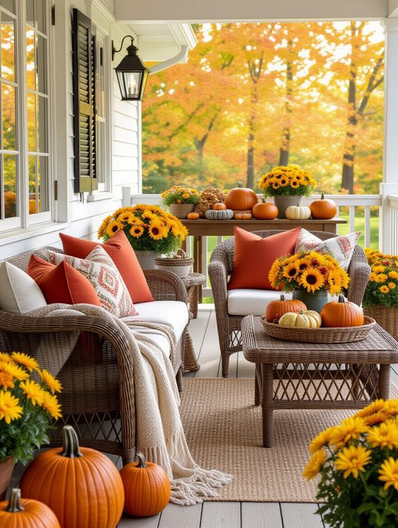 seasonal decor enhances ambiance