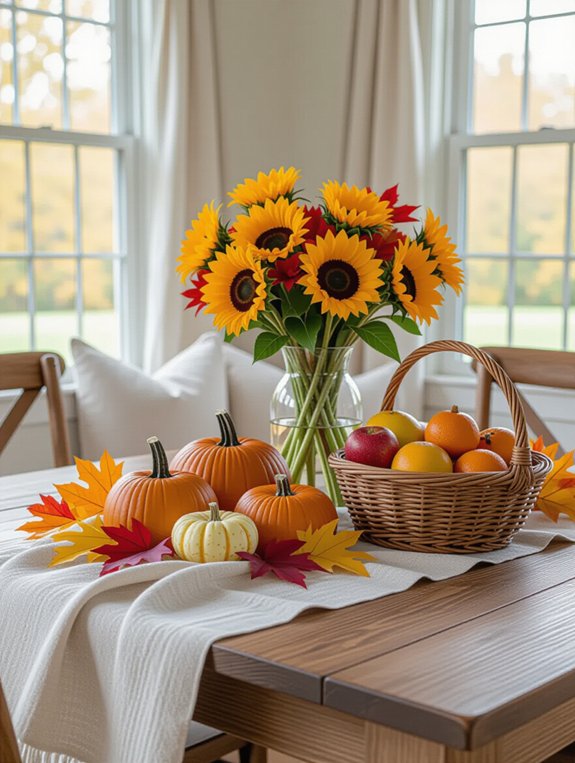 seasonal dining room accents