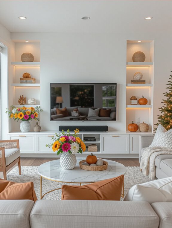 seasonal media wall refreshment