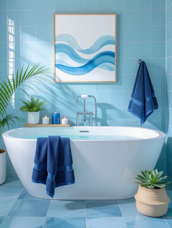 serene blue spa retreat