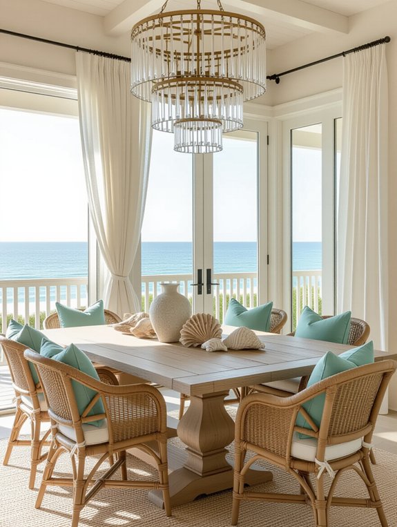serene coastal dining retreat