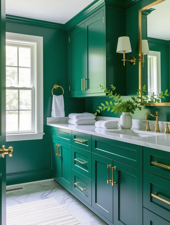 serene dark teal oasis