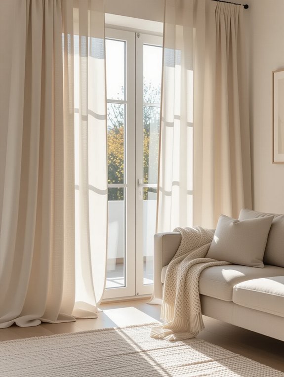 serene minimalist neutral tones