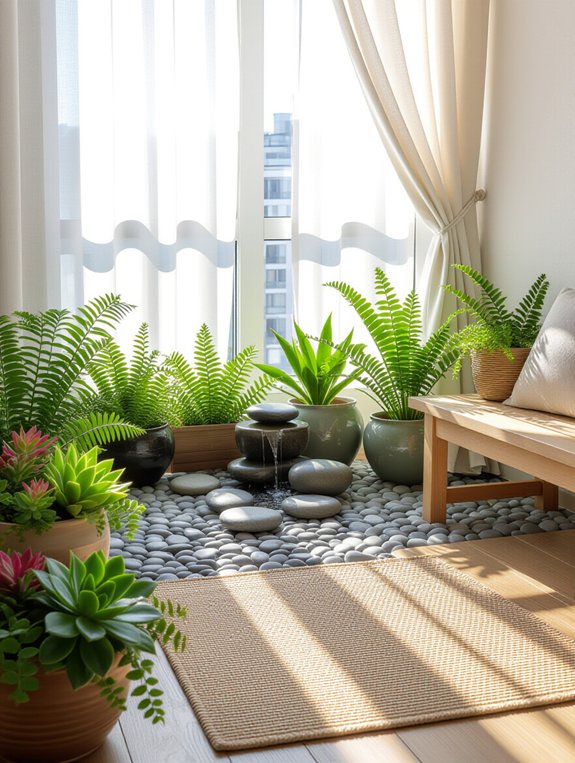 serene patio zen garden