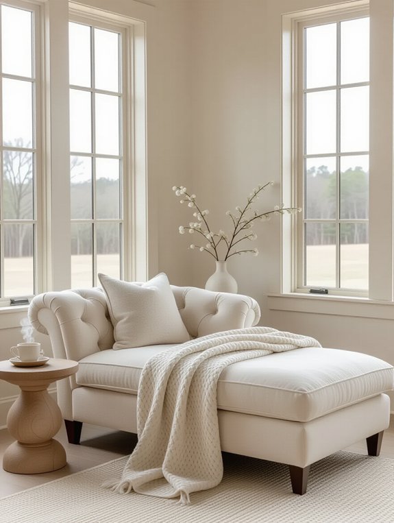 serene reading nook design