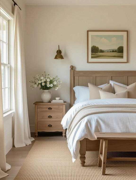 serene rustic farmhouse aesthetic