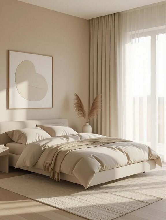 serene sanctuary with simplicity