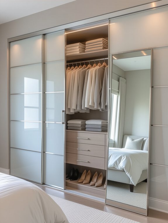 sliding doors maximize space