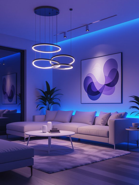 smart flexible voice controlled lighting