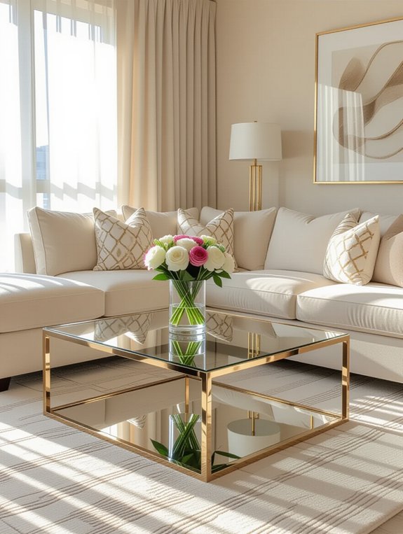 sofa and coffee table elegance
