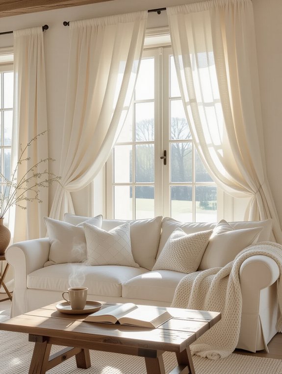 soft drapery for warmth