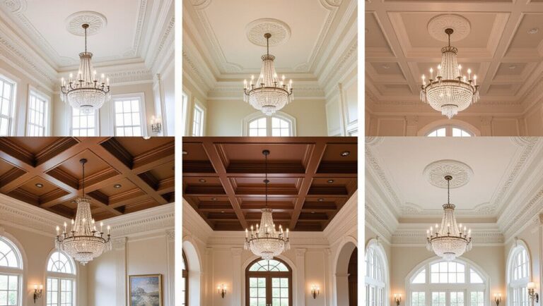 sophisticated dining room ceilings