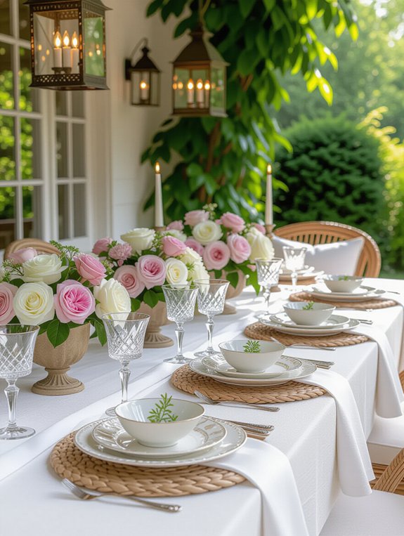 sophisticated outdoor dining experience