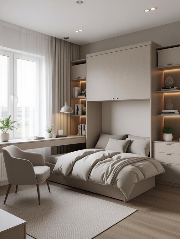 space saving folding bed solution