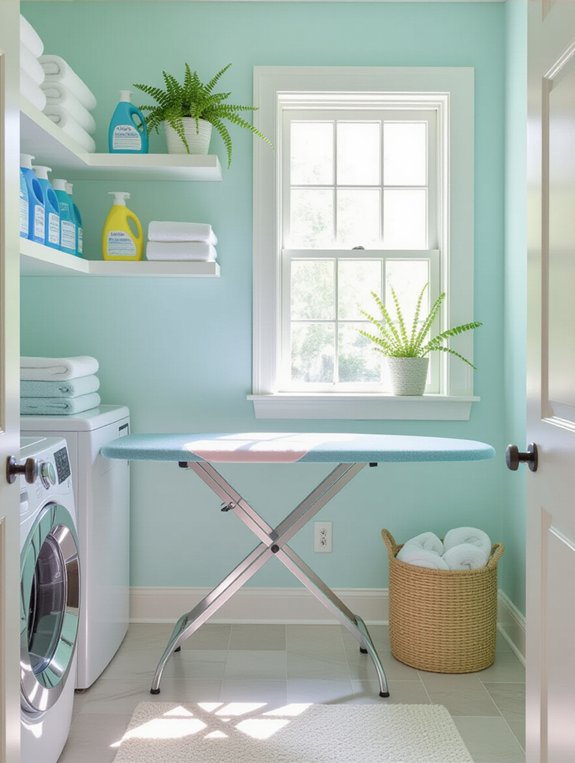 space saving ironing solution