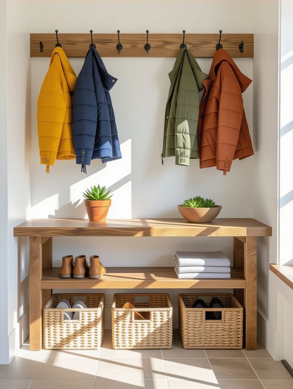 space saving wall mounted table