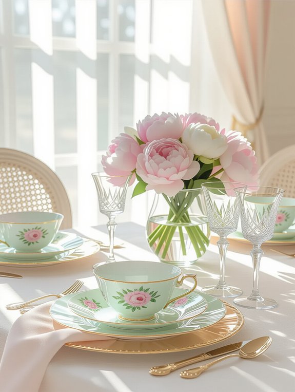 spring dining color themes