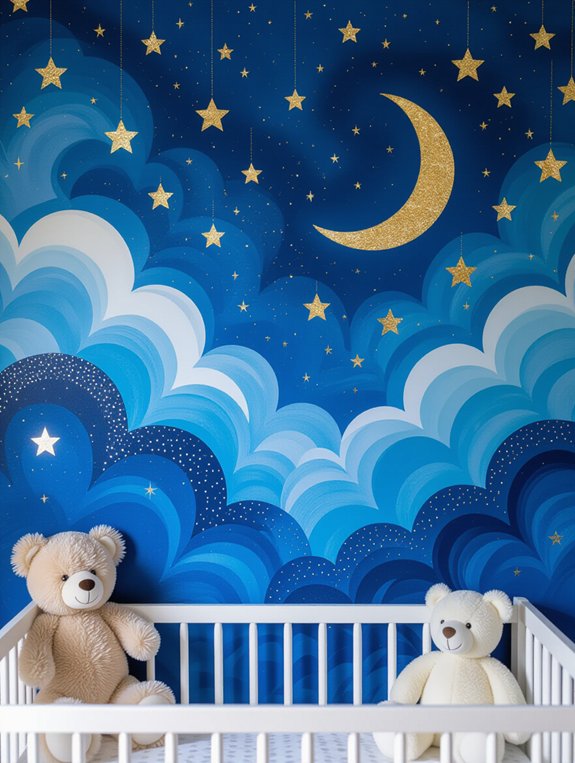 starry night sky nursery