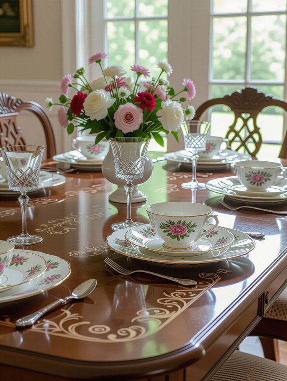 stenciling for table patterns