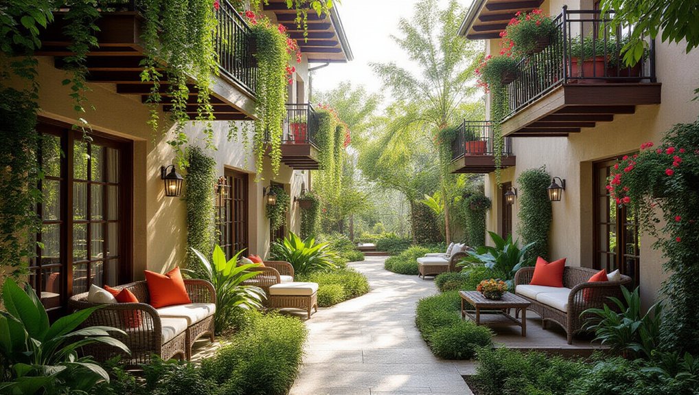 stunning garden apartment designs